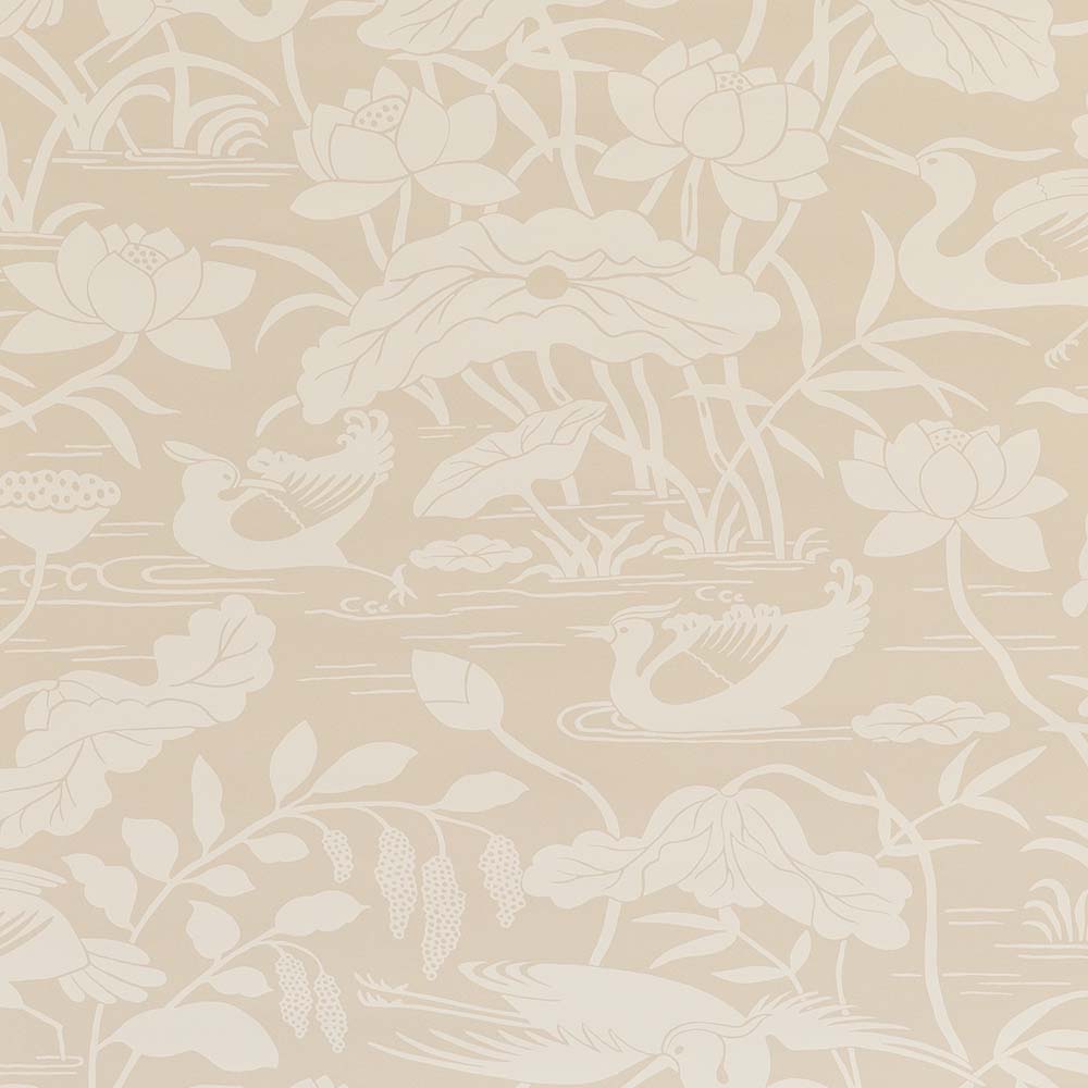 Heron & Lotus Flower