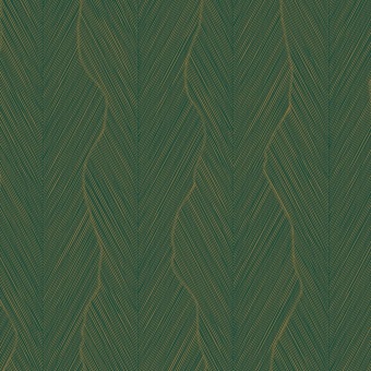 Casamance Ecrin Strie 74910406 Emeraude/Doré