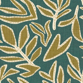 Casamance Lanzea Lanzea 77640304 Émeraude/Olive