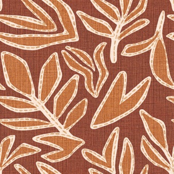 Casamance Lanzea Lanzea 77640406 Terracota/Safran