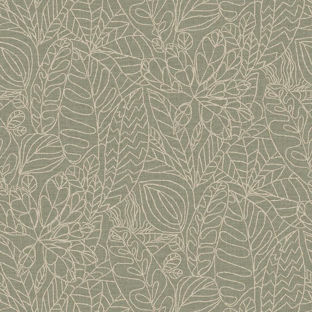 Casamance Racines Argania 78201222 Eucalyptus behang wallpaper