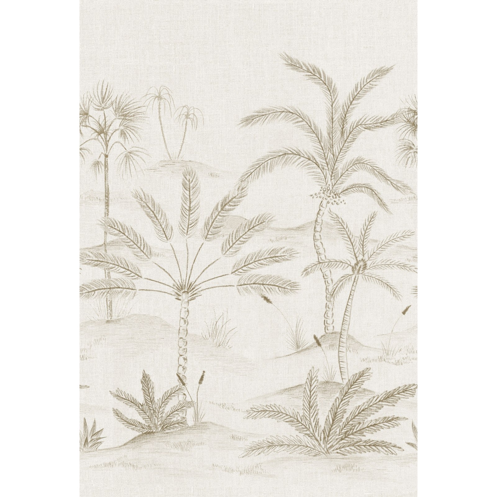 Casamance Racines Skoura 78223772 Ivoire/Sable behang wallpaper