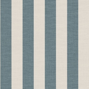 Casamance Rayures Beausoleil 78060712 Bleu Persan Galet behang