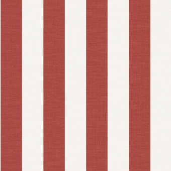 Casamance Rayures Beausoleil 78061018 Rouge Carmin Blanc Pétale behang
