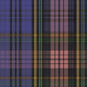 Cole & Son MacAndreas Tartan 130/1003 Violet & Fluro Green