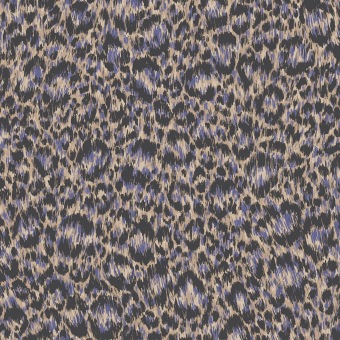 Cole & Son Hand-Painted Leopard 130/4012 Sand & Violet