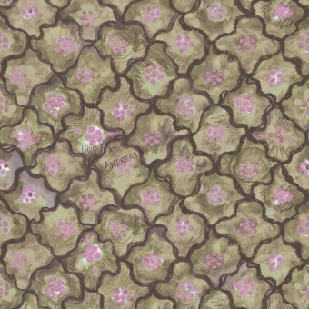 Cole & Son Vivienne Love Andreas 130/6020 Moss & Thistle