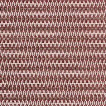 Colefax & Fowler Mirella Red/Green F4983-05 – detail van de stof