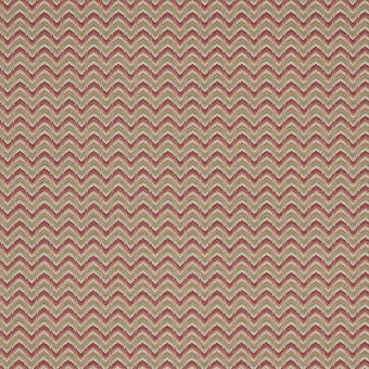 Colefax & Fowler Zita Red/Green F5000-01 – detail van de stof
