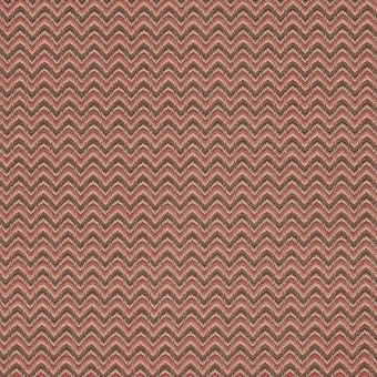 Colefax & Fowler Zita Red/Brown F5000-05 – detail van de stof