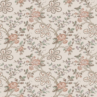 Nina Campbell Dauphine Geneviève Taupe / Antique Rose / Linen NCF4621-02