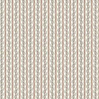 Nina Campbell Dauphine Odile Coral / Eucalyptus NCF4622-02