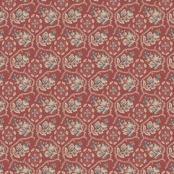Nina Campbell Dauphine Pagelle Red NCF4623-01