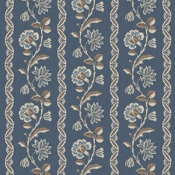 Nina Campbell Dauphine Bertin Indigo / Chocolate NCF4625-04