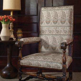 Thibaut - Savile - Emalin Paisley - Powder - W711331