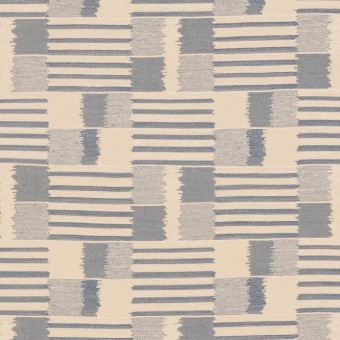 Mulberry Home Somerset Check Blue FD855.H101 fabric pattern detail