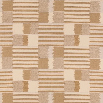 Mulberry Home Somerset Check Sand FD855.N102 fabric pattern detail