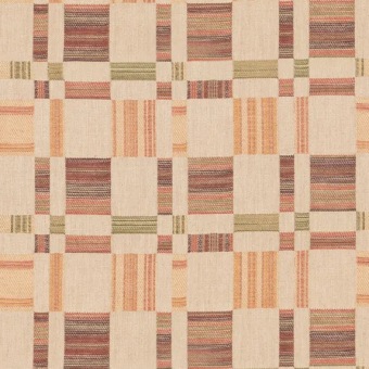 Mulberry Home Charlton Check Red/Green FD856.V90 fabric pattern detail