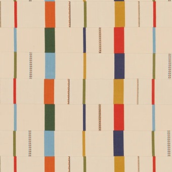 Mulberry Home Paddock Stripe Multi FD860.Y101 fabric pattern detail