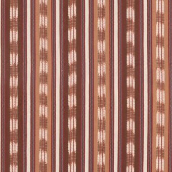 Mulberry Home Cothay Stripe Espresso FD861.K74 fabric pattern detail