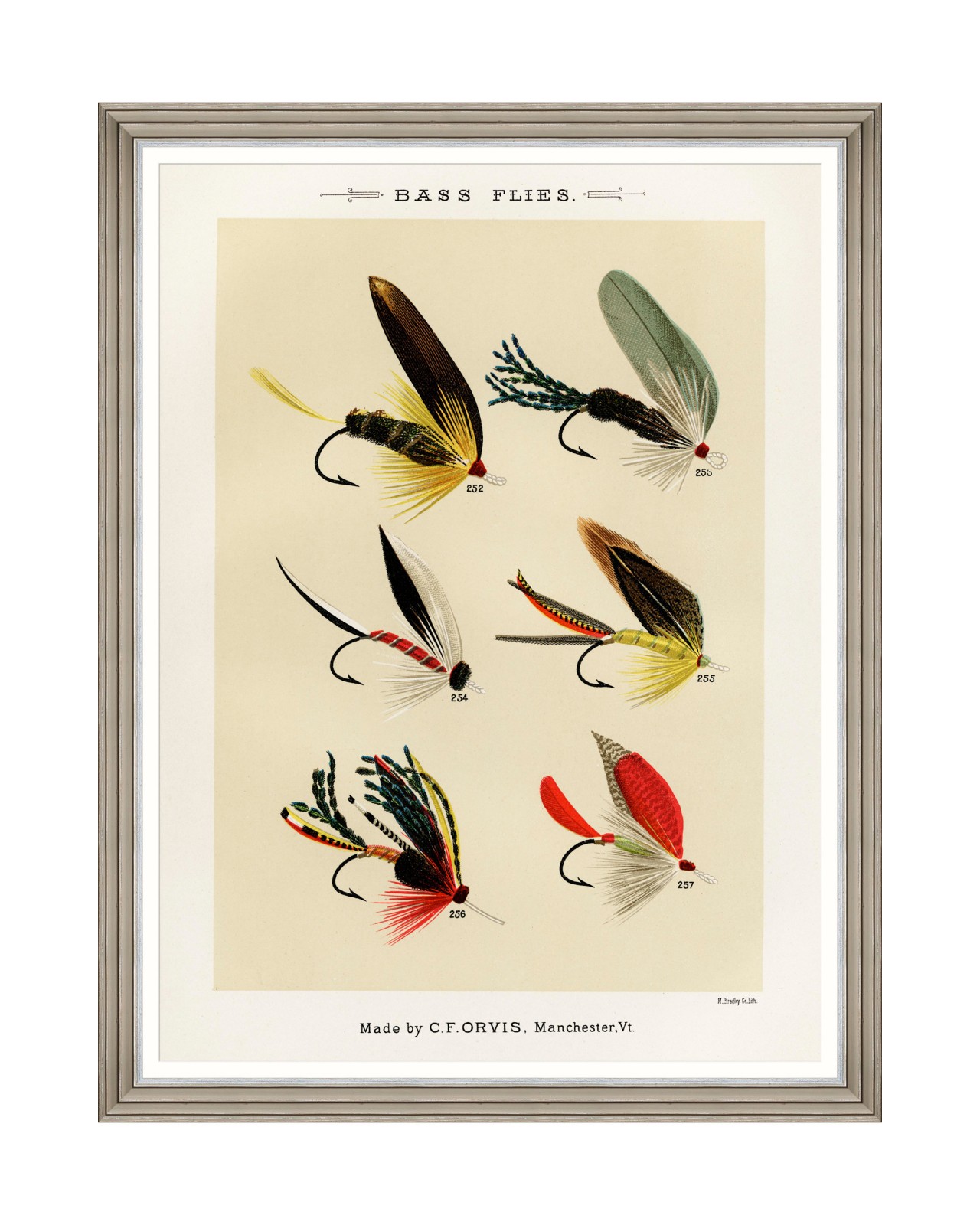 images/productimages/small/fishing-flies-iii-by-mary-orvis-marbury-framed-art-60x80cm-fa13330-1.jpg