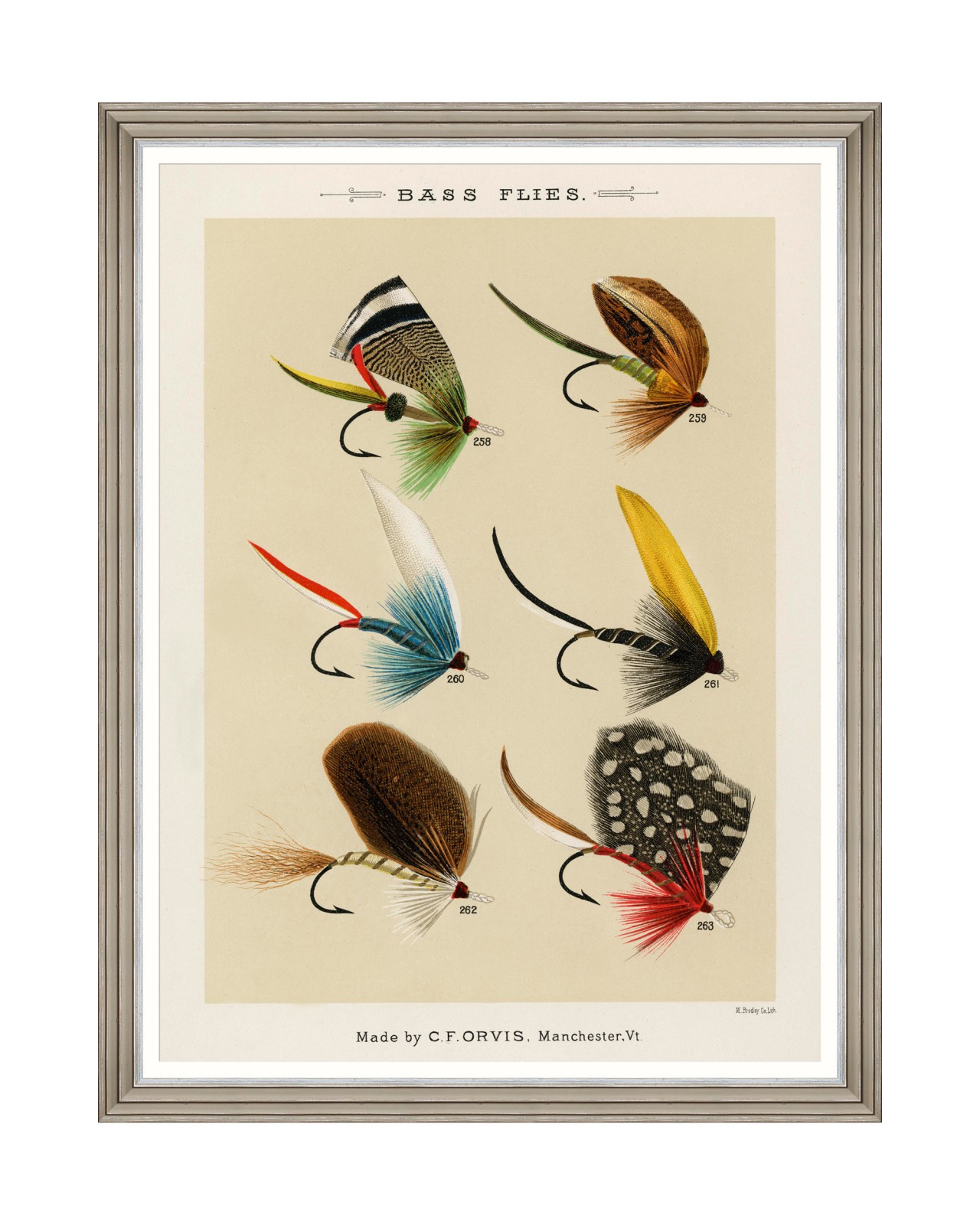 images/productimages/small/fishing-flies-iv-by-mary-orvis-marbury-framed-art-60x80cm-fa13329-1.jpg
