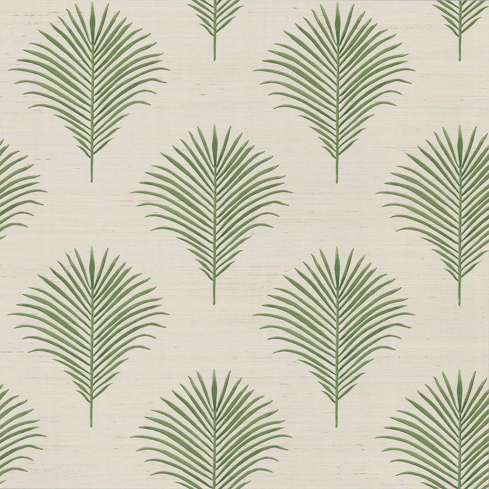 Spot Leaf Grasscloth