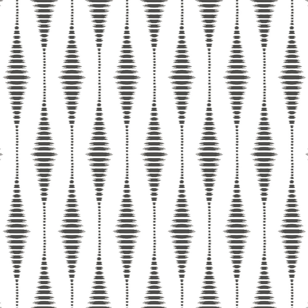 Ikat Diamond Grasscloth