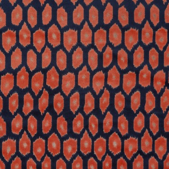 Jim Thompson Crystal Drop Terracotta JT014035006 - Oriental Odyssey II Velvets fabrics stoffen