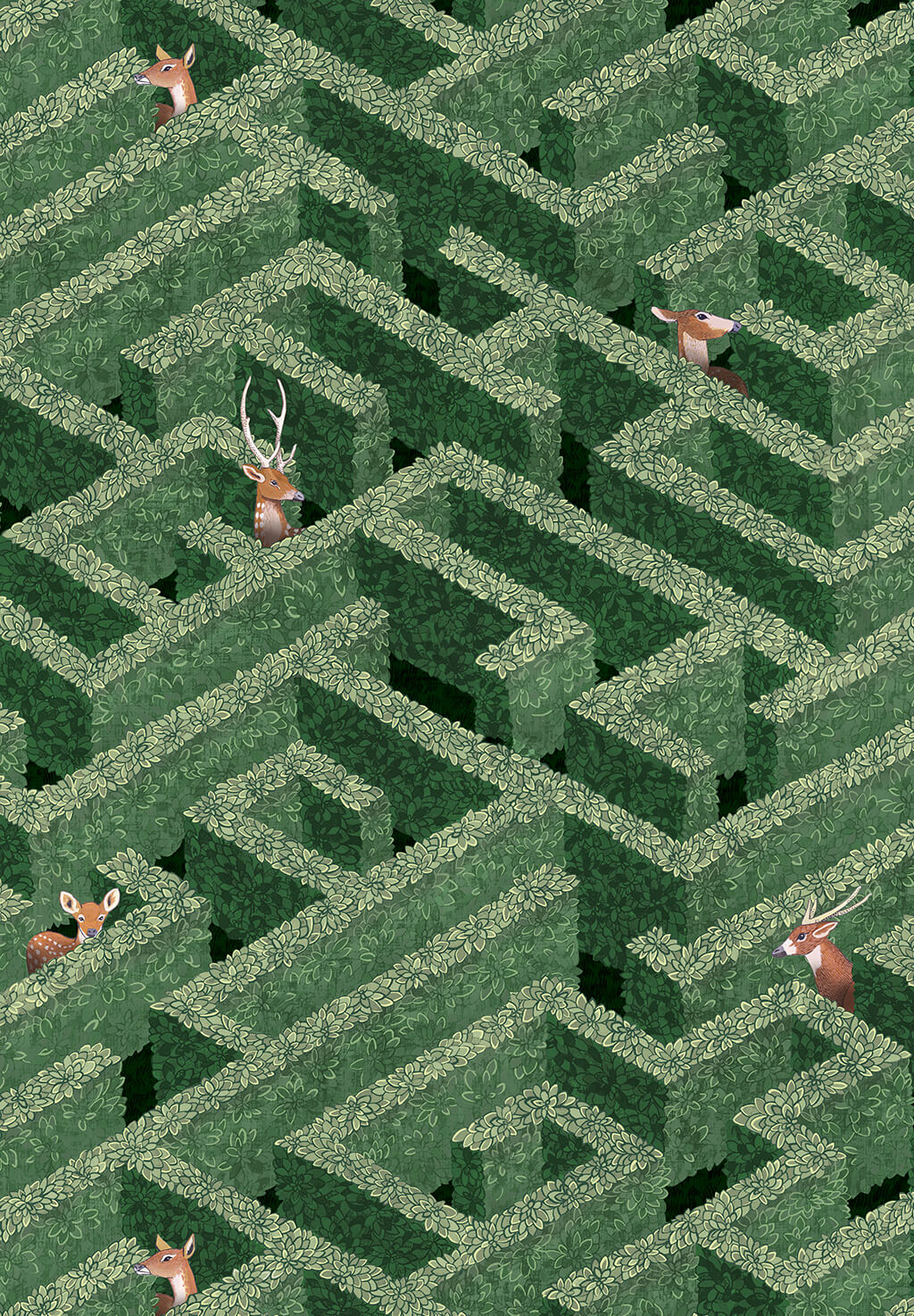 images/productimages/small/jmw-100901-labyrinth-with-deer-green.jpg