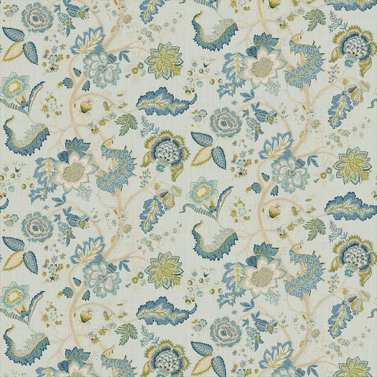 images/productimages/small/linwood-kitty-fabric-aqua-leaf-lf2233c-005.jpg