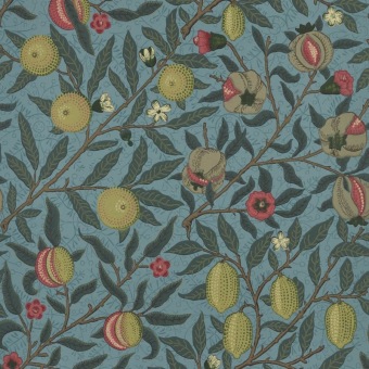 Morris & Co Fruit Woad behangpatroon MOW0167-02