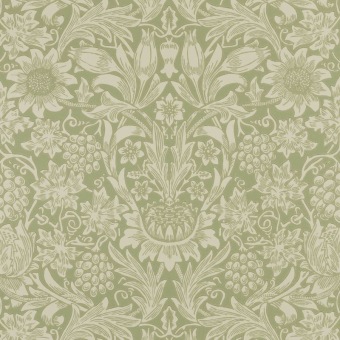 Morris & Co Sunflower Artichoke behangpatroon MOW0172-01