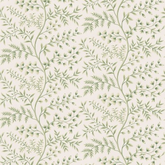 Nina Campbell Lamballe Green / Ivory NCW4630-05