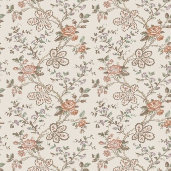 Nina Campbell Geneviève Taupe / Antique Rose / Linen NCW4634-04