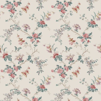 Nina Campbell Boscobel Pink / Teal NCW4637-03