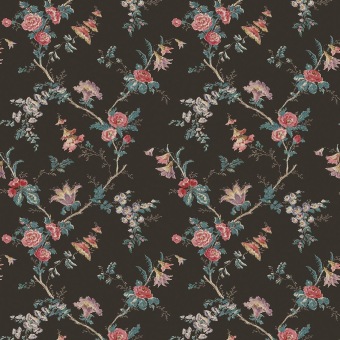 Nina Campbell Boscobel Chocolate / Rose NCW4637-04