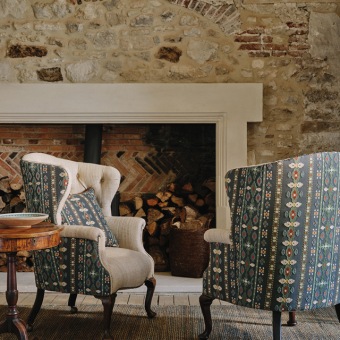 Colefax & Fowler Pembury – sfeerfoto, afgebeelde kleur Slate