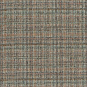Osborne & Little Rannoch Wools Brae F8143-04 Charcoal / Chestnut stof