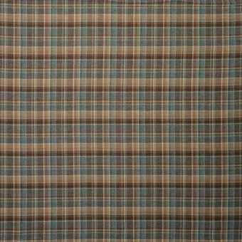 Osborne & Little Rannoch Wools Fyne F8144-04 Charcoal / Chestnut stof