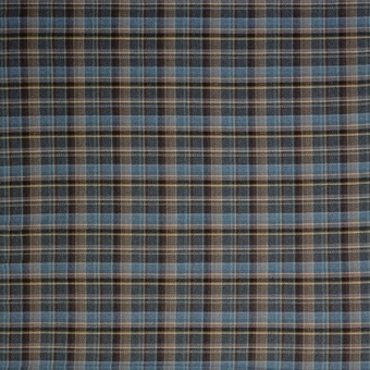 Osborne & Little Rannoch Wools Fyne F8144-06 Indigo stof