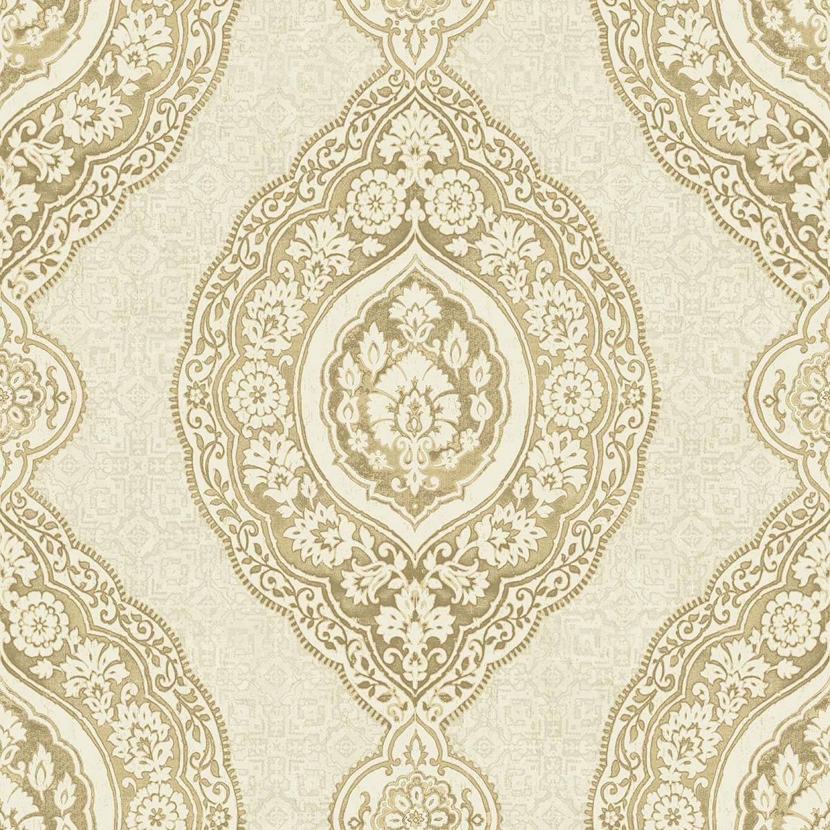 Oval Medallion Stripe