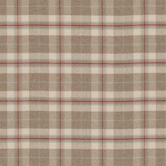Sanderson Highgrove Wools Milton Cherry/Biscuit DBYR233250 - stofpatroon