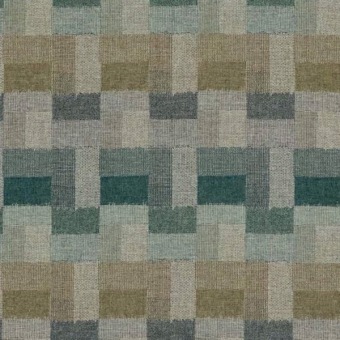 Sanderson Highgrove Wools Tavistone Wool Mineral Blue/Maple SAF0543-02 - stofpatroon