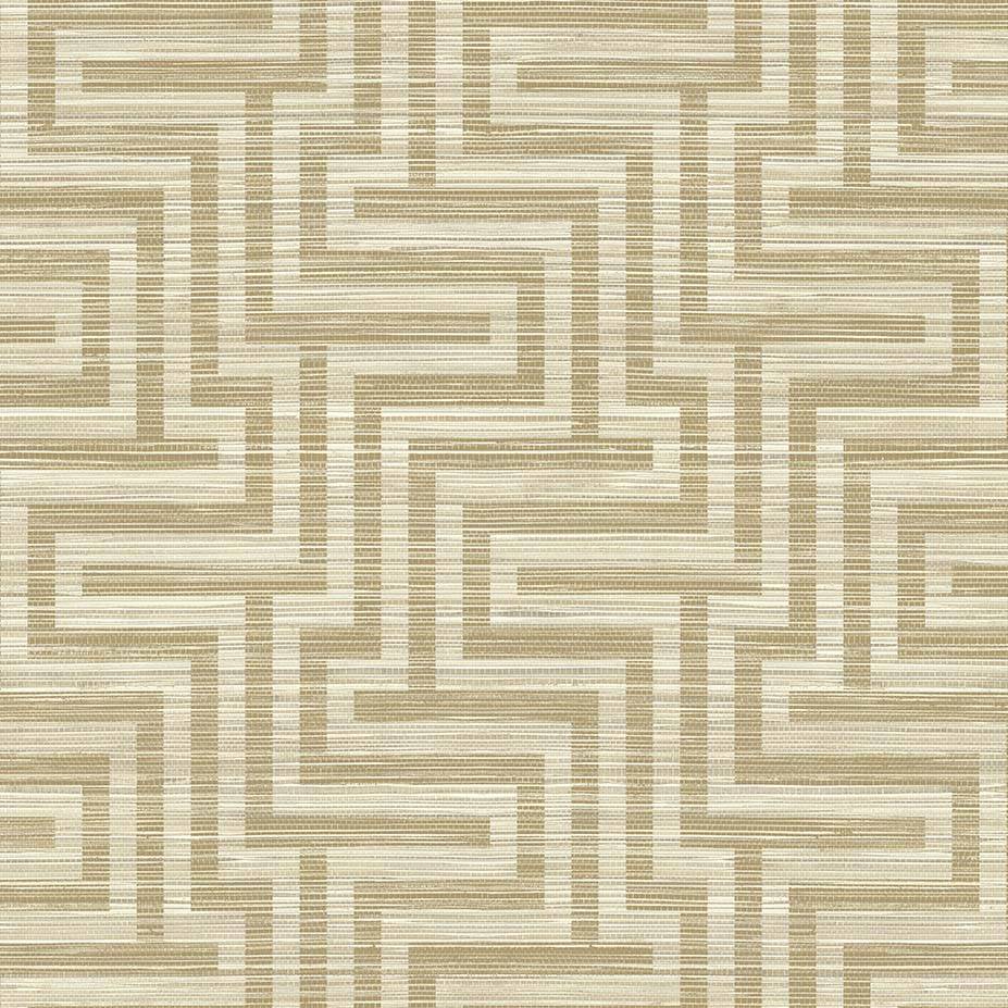 Grasscloth Greek Key