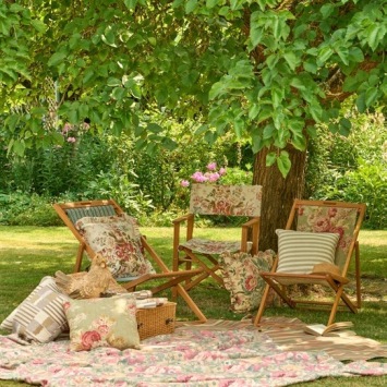 Mulberry Home Floral Tapestry lifestyle photo