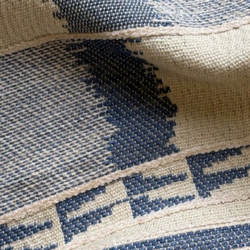Mulberry Home Charlton Check woven fabric close-up