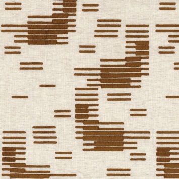 Casamance Pelangi 83480440 Acajou fabrics stoffen - fabric from Benang collection
