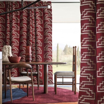 Casamance Benang collection Uluwatu 81200550 fabrics stoffen - roomset