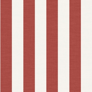 Casamance Rayures Beausoleil 78061018 Rouge Carmin Blanc Pétale behang